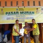 Partai Golkar Aceh Utara Tutup Rangkaian Pasar Murah HUT ke-61 di Nisam dan Sawang