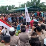 Polres Aceh Utara Kerahkan Ratusan Personel Amankan Aksi Blokade Jalan Sawit di Cot Girek