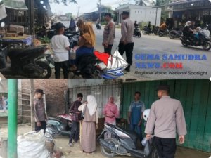 Berikan Imbauan Kamtibmas, Polsek Baktiya Laksanakan Patroli Rutin