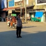 Polsek Banda Sakti Atur Lalu Lintas di Titik Rawan Kemacetan Jelang Berbuka Puasa