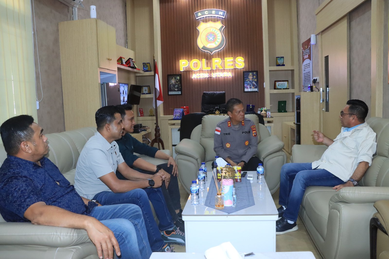 Perkuat Sinergitas dan Komitmen Pemberantasan Narkoba, Anggota Komisi III DPR RI Kunjungi Polres Aceh Utara