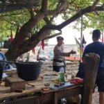 Patroli Dialogis Sat Polairud di Pesisir Pusong Baru, Imbau Nelayan Waspada Cuaca dan Jaga Kamtibmas