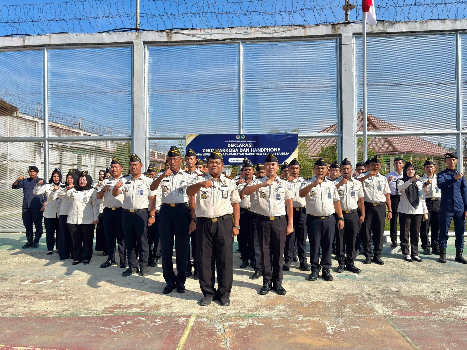 Teguhkan Integritas, Lapas Narkotika Langsa Ikrar Bersih dari Narkoba dan Handphone