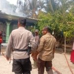 Polisi Gerak Cepat Datangi Lokasi Kebakaran, Rumah Warga di Syamtalira Bayu Ludes Terbakar