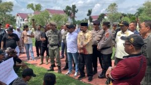 Polres Aceh Utara Kerahkan 128 Personel, Aksi Damai Karyawan PTPN IV Regional VI Berlangsung Kondusif