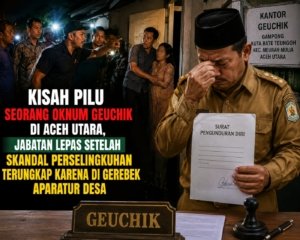 Kisah Pilu Seorang Oknum Geuchik di Aceh Utara, Jabatan Lepas Setelah Skandal Perselingkuhan Terungkap
