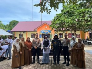 Sat Samapta Polres Aceh Utara Lanjutkan Program “Samapta Sahabat Pelajar” di SMA Negeri 1 Paya Bakong