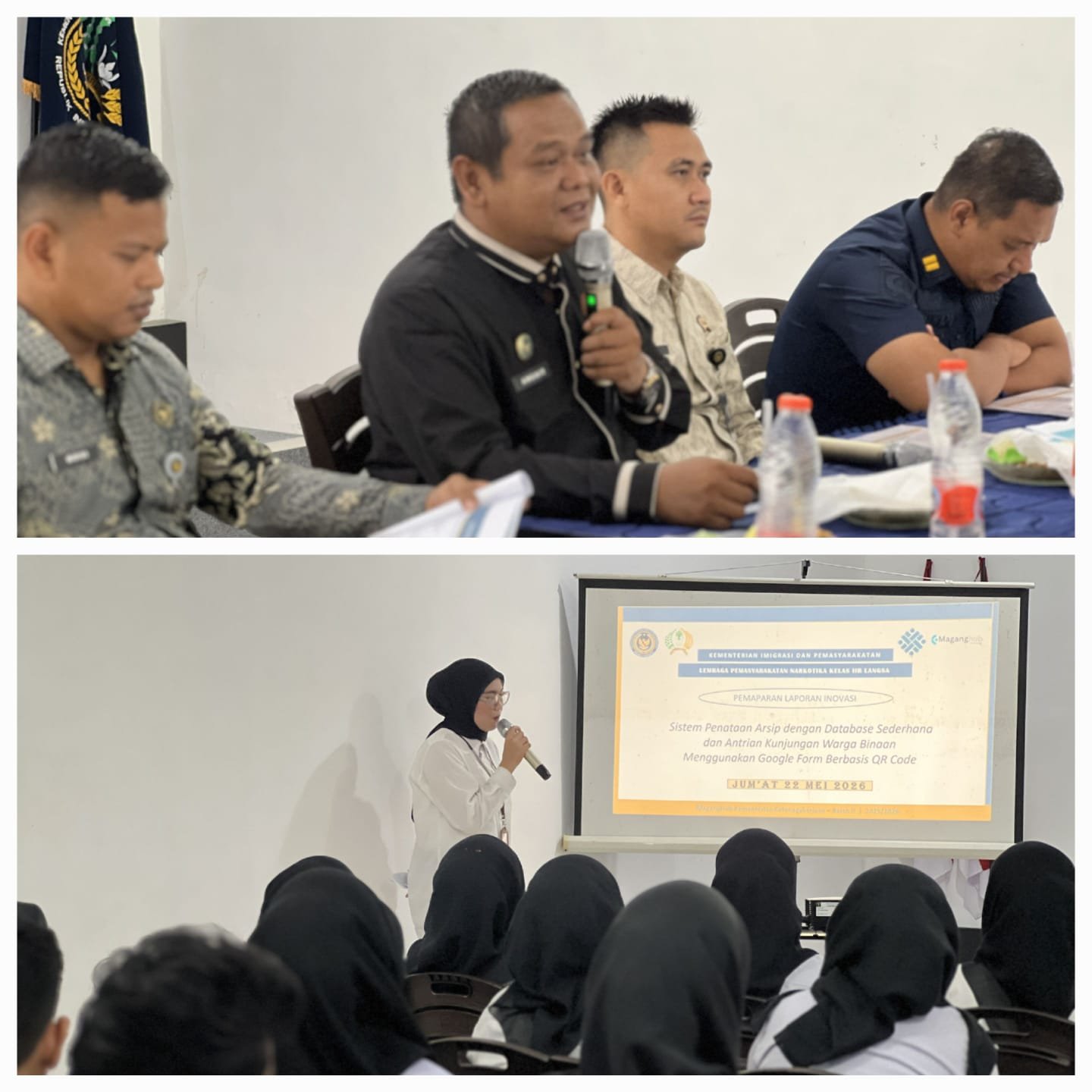 Inovatif dan Kreatif, Peserta Magang Lapas Narkotika Langsa Paparkan Program Unggulan
