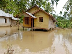 Luapan Krueng Peuto Rendam Tiga Gampong di Aceh Utara, Ratusan KK Terdampak