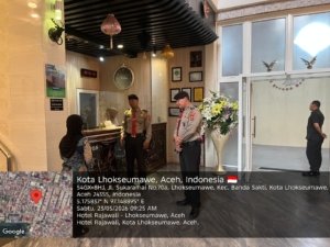Sat Pamobvit Polres Lhokseumawe Intensifkan Pengamanan Objek Wisata dan Hotel