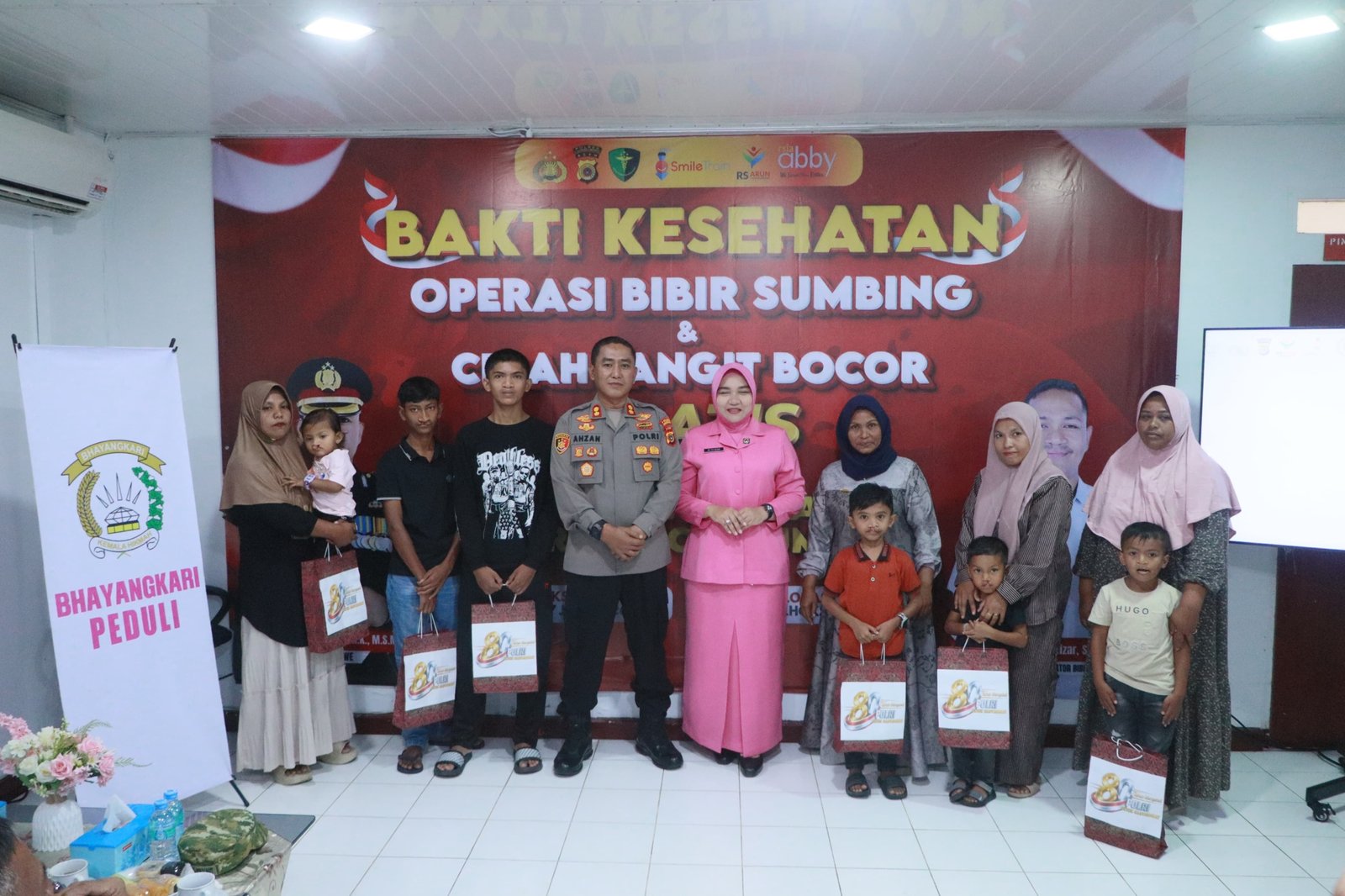 Kapolres Lhokseumawe Resmi Buka Operasi Bibir Sumbing Gratis, 20 Pasien Dapat Harapan Baru di HUT Bhayangkara ke-80