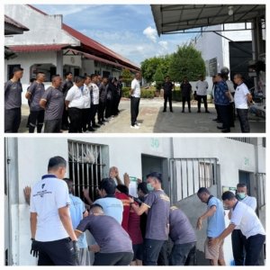 Kakanwil Ditjenpas Aceh Pimpin Apel Siaga dan Razia Blok Hunian di Lapas Narkotika Langsa