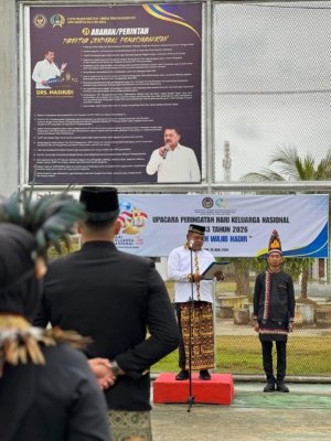 Kenakan Busana Adat Nusantara, Pegawai Lapas Narkotika Langsa Peringati Harganas ke-33