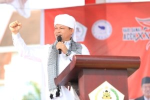 Lautan Putih di Lhoksukon, Belasan Ribu Warga Peringati 21 Tahun Perdamaian Aceh