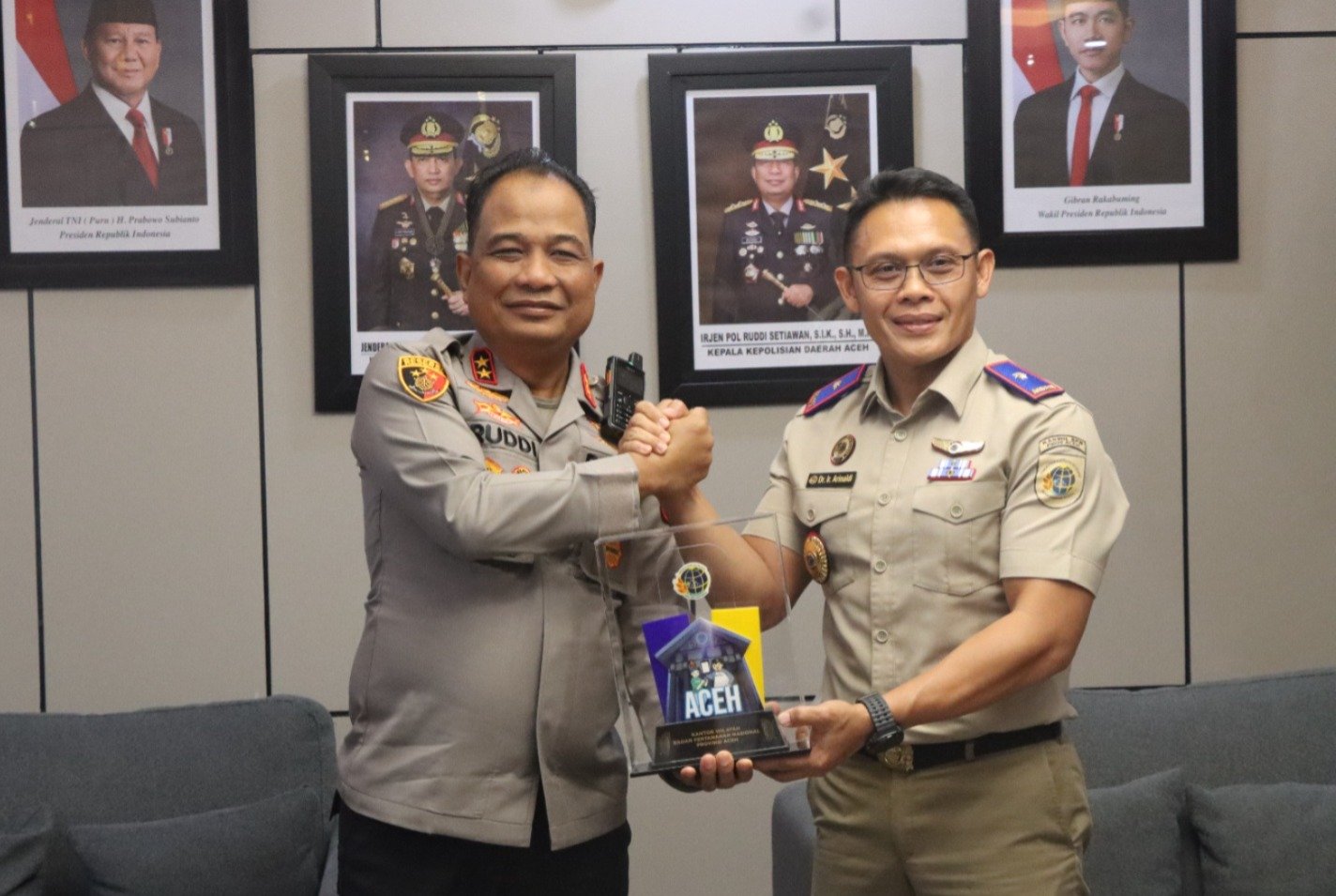Kapolda Terima Silaturahmi Kepala Kanwil BPN Provinsi Aceh
