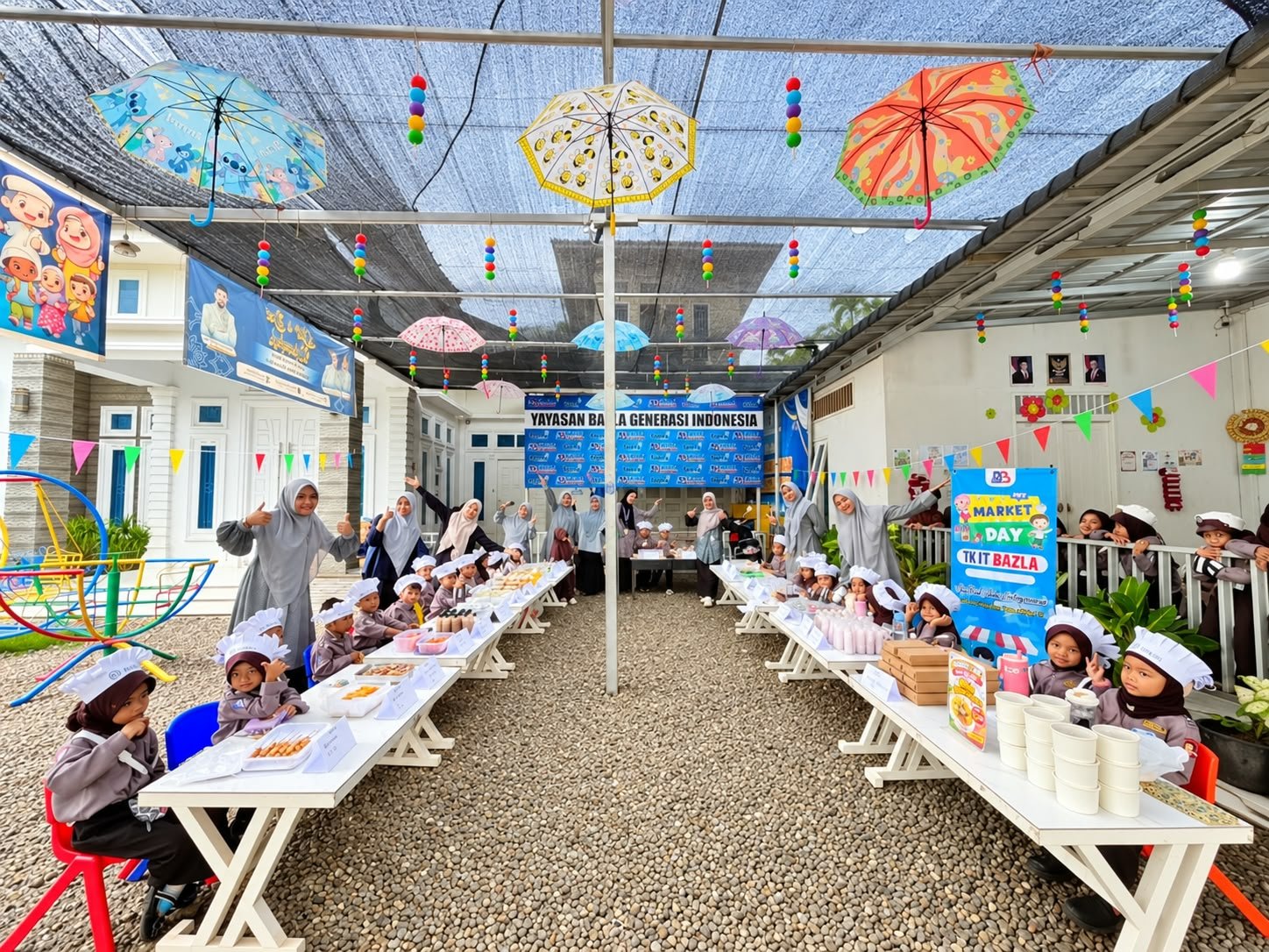 Meriah dan Edukatif! 111 Siswa TKS IT Bazla Ramaikan Market Day 2026
