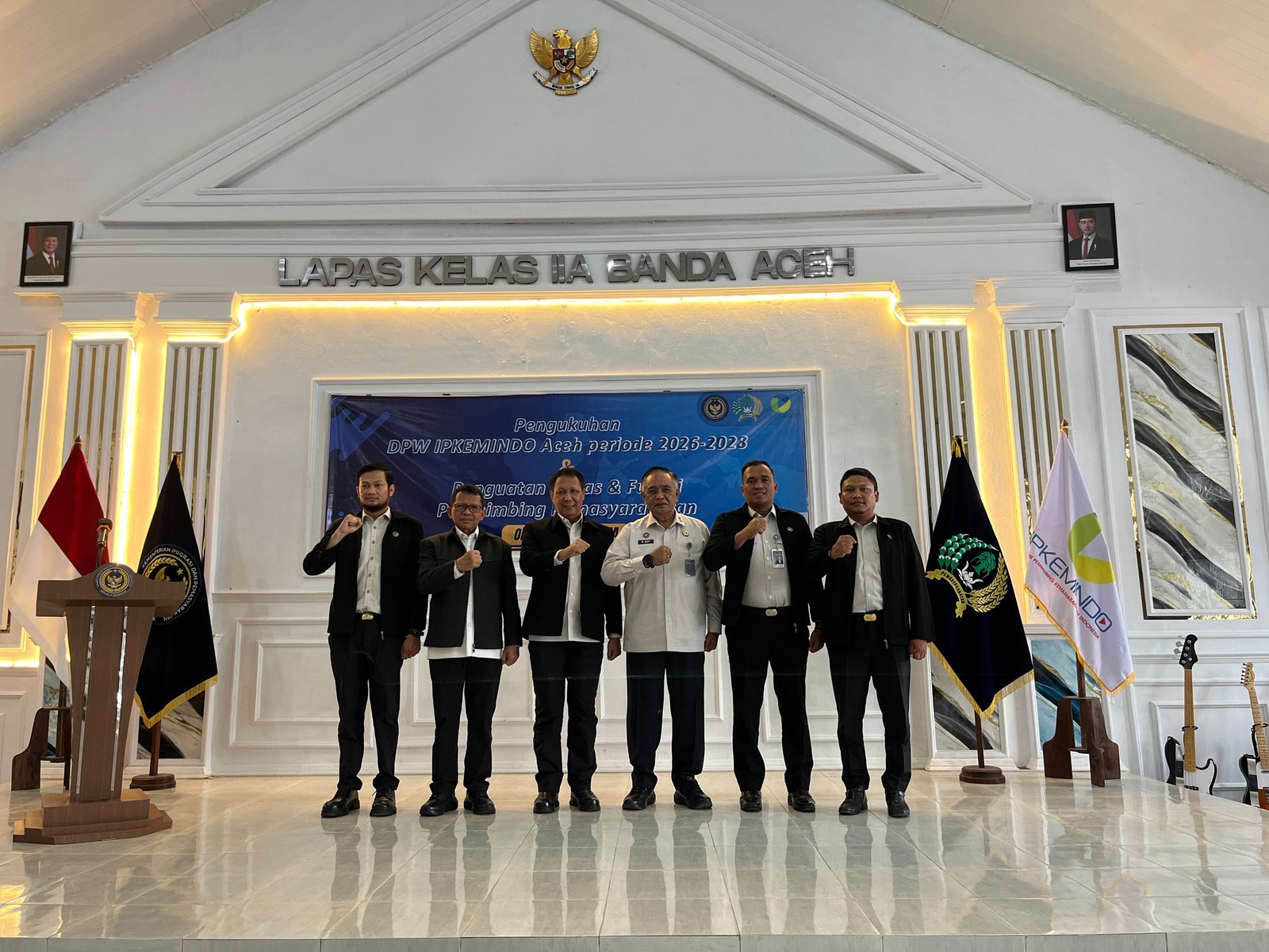 Kukuhkan Pengurus IPKEMINDO Aceh 2026–2028, Kanwil Ditjenpas Perkuat Profesionalisme Pembimbing Kemasyarakatan